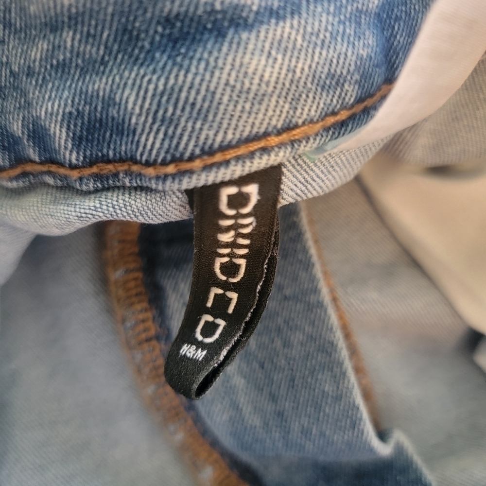 H&M/Divided denim mini pencil skirt - Picture 5 of 11